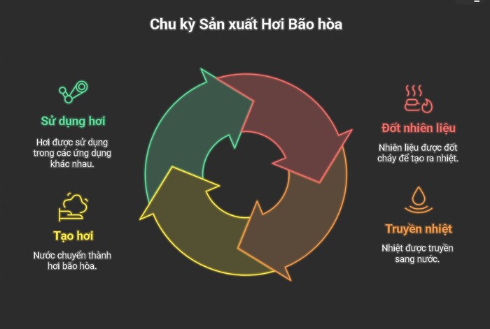 Khám phá lò hơi tạo hơi bão hòa: Nguyên lý & ứng dụng